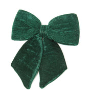 Nœud de Noël ARPIMEX en velours vert 30 cm