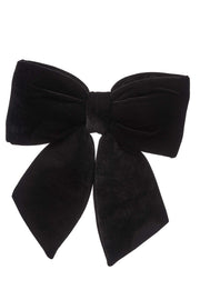 Nœud de Noël ARPIMEX en velours noir 40 cm