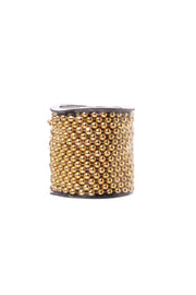 Guirlande de perles de Noël ARPIMEX Ø 6 mm L 10 m Plastique doré