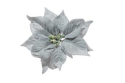 ARPIMEX Pick Étoile de Noël Poinsettia Snowy 23 cm Bleu