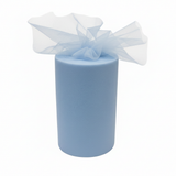 Rotolo Tulle semi-trasparente per bomboniere, decorazioni e fai da te. ARPIMEX rotolo celeste H 12,5 cm × 100 mt, rete fine, no sfilacciatura ean 8018318043444