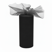 ARPIMEX Rouleau de tulle noir H 25 cm 100 m