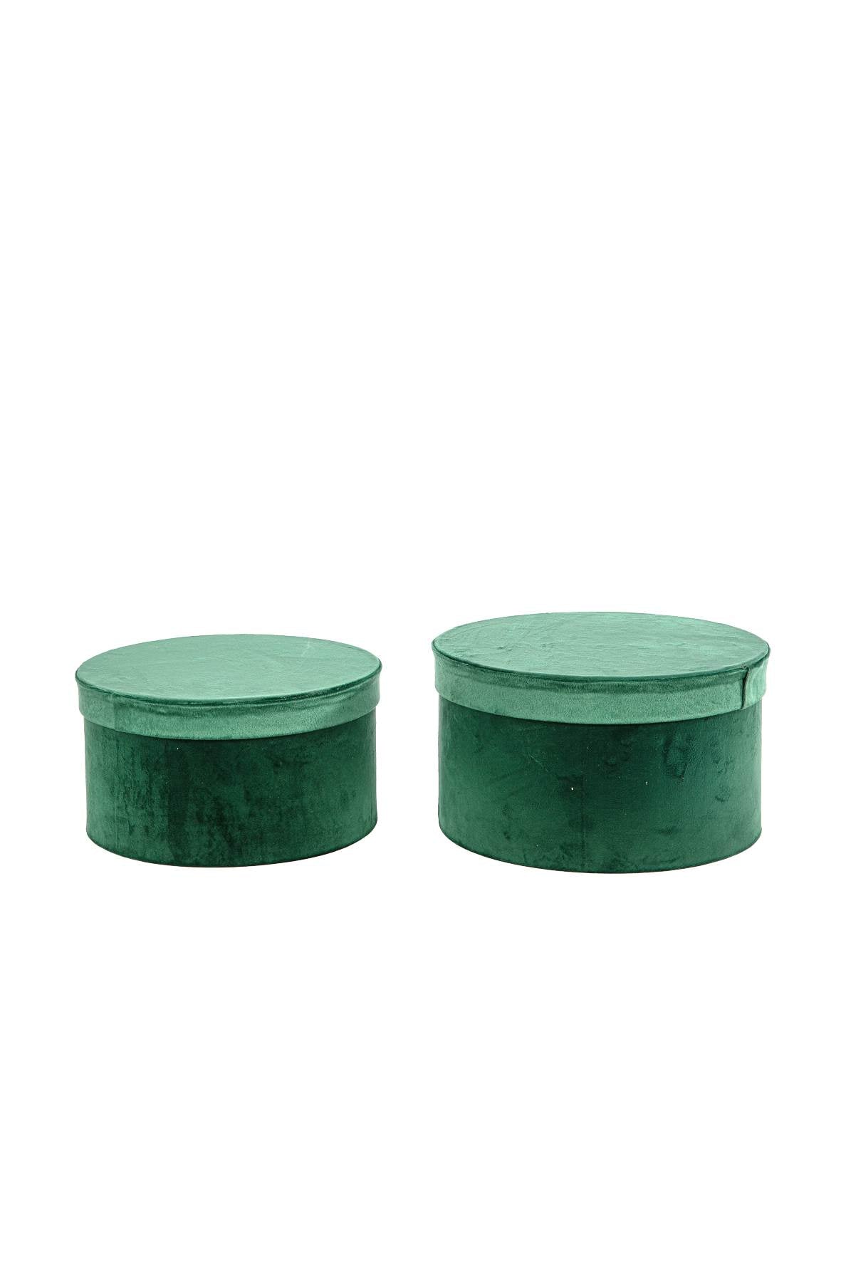 immagine-1-arpimex-set-2-scatole-cilindriche-d-285-cm-h-16-cm-velluto-dark-green-ean-8018318462719