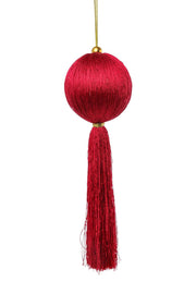 Sphère de Noël ARPIMEX avec décoration 7 x 7 x 25 cm Rouge