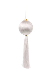 Sphère de Noël ARPIMEX avec décoration 9,5 x 9,5 x 30 cm Blanc