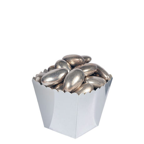 big party big party sweety box mini 4 x 55 x 4 cm silver metal portaconfetti cf 12 pz ean 8020834815597