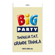 Nappe de fête Big Party Tnt 160 x 260 cm Ivoire
