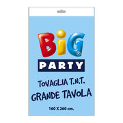 Nappe Big Party TNT 160 x 260 cm Bleu clair