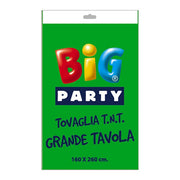 Nappe de fête Big Party TNT 160 x 260 cm Vert