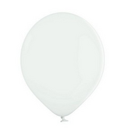 Ballons en latex blanc Bigiemme 10,5" / 27 cm, lot de 12