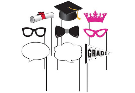 bigiemme bigiemme set 10 foto booth laurea 10 pz ean 0039938254223