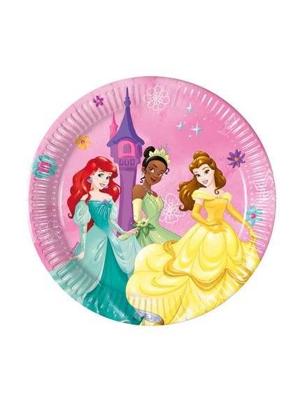 immagine-1-bigiemme-piatto-princess-live-your-story-d-20-cm-8-pz-ean-5201184950401