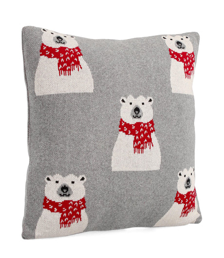 bizzotto bizzotto cuscino di natale editha orso 45 x 45 cm rosso bianco ean 8051836632097