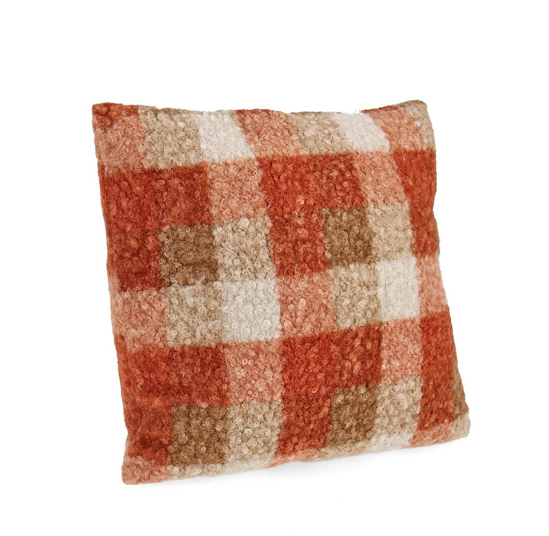 bizzotto bizzotto cuscino di natale laurence quadri 45 x 45 cm arancione ean 8051836723290