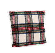 Coussin de Noël Bizzotto Richard 45 x 45 cm, tartan blanc