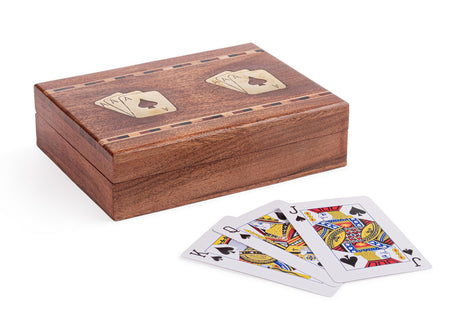 bizzotto bizzotto decorazione di natale carte fortune legno h 43 cm 155 x 12 cm incluso 2 set carte ean 8051836711211