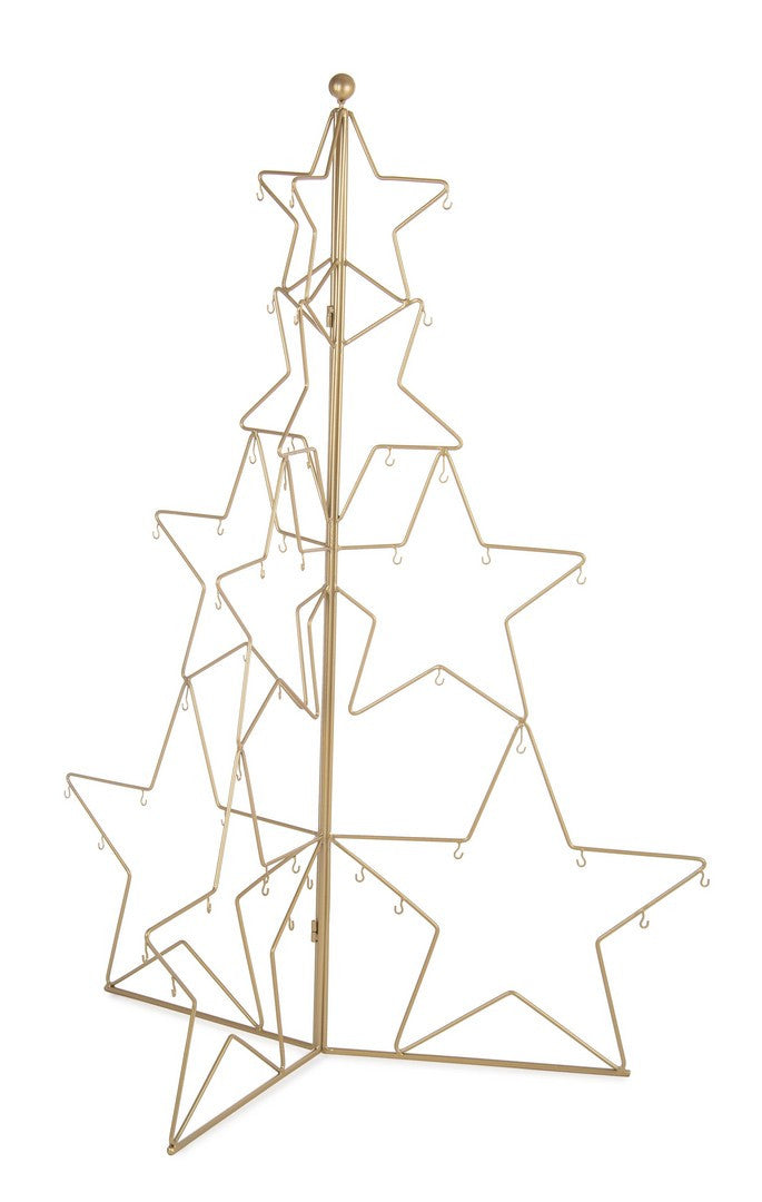 bizzotto bizzotto espositore amalie pino di natale con ganci h 110 cm acciaio oro ean 8051836752603