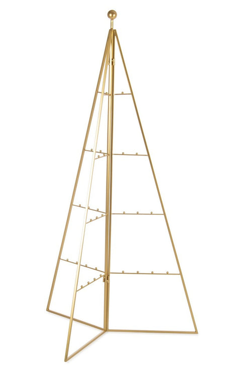 bizzotto bizzotto espositore larke albero di natale con ganci h 120 cm acciaio oro ean 8051836752610
