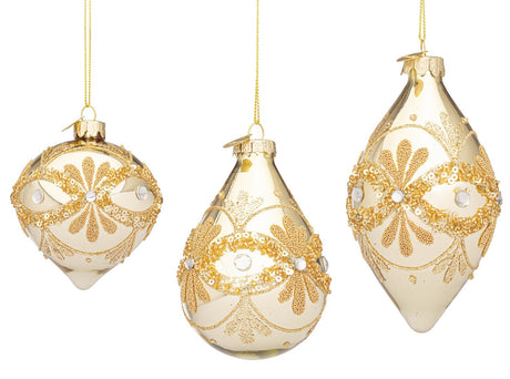 bizzotto bizzotto pendaglio di natale garish lucido ass vetro champagne 1 pz ean 8051836734708