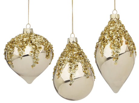 bizzotto bizzotto pendaglio di natale triumph ass vetro oro 1 pz ean 8051836656727