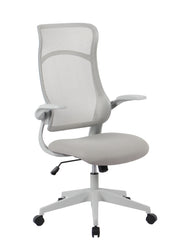 Fauteuil de bureau Bizzotto C-Br Zolder gris avec soutien lombaire