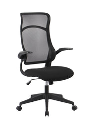 Fauteuil de bureau Bizzotto C-Br Zolder noir avec soutien lombaire