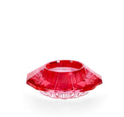 Bizzotto Photophore 1P Eldrid H 3,3 Cm D 9 Cm Verre Rouge