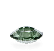 Porte-bougie chauffe-plat Bizzotto 1P Eldrid H 3,3 cm D 9 cm Verre vert