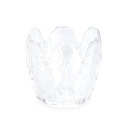 Bizzotto Photophore 1P Harald Natale H 8 Cm D 8,5 Cm Verre Transparent