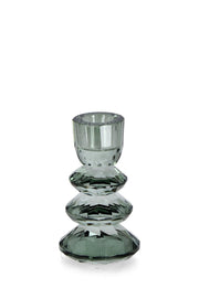Bizzotto Eldrid 1P Bougeoir H 10,8 Cm D 6 Cm Verre Vert