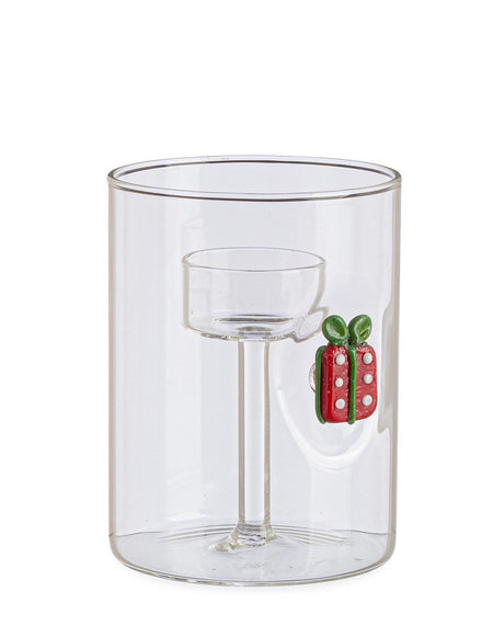 bizzotto bizzotto portacandela lavish con regalo di natale h 12 cm d 9 cm con scatola regalo ean 8051836752122