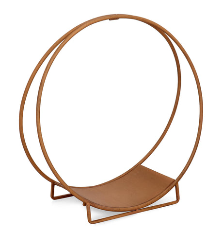 bizzotto bizzotto portalegna di natale ronny tondo h 71 cm d 70 cm acciaio ruggine ean 8051836719019