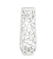 Porte-vase Bizzotto Carves, H 120 cm, D 47 cm, blanc