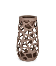 Porte-vase Bizzotto Carves, H 91 cm, D 48 cm, marron