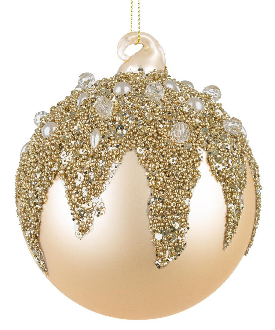 bizzotto bizzotto sfera di natale imperial d 100 mm champagne oro ean 8051836730502
