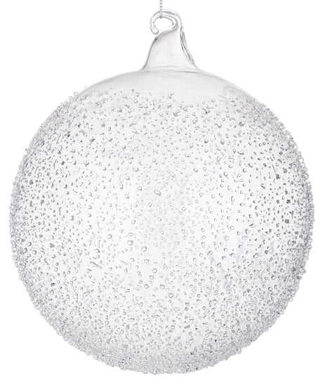 bizzotto bizzotto sfera di natale saturno d 15 cm vetro trasparente ean 8051836594609