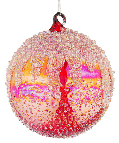 bizzotto bizzotto sfera di natale wink d 100 mm vetro rosso ean 8051836734494