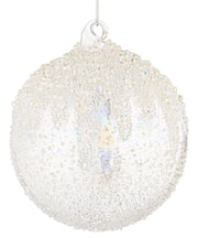 Boule de Noël Bizzotto Wink D 100 mm en verre transparent