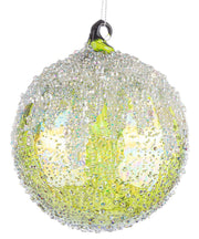 Boule de Noël Bizzotto Wink D 100 mm en verre vert