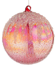 Boule de Noël Bizzotto Wink D 150 mm en verre rouge