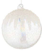 Boule de Noël Bizzotto Wink D 150 mm en verre transparent