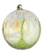 Boule de Noël Bizzotto Wink D 150 mm en verre vert