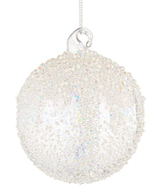 Boule de Noël Bizzotto Wink D 80 mm en verre transparent