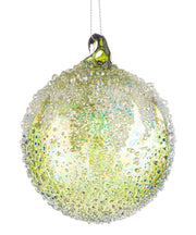 Boule de Noël Bizzotto Wink D 80 mm en verre vert