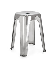 Tabouret Bizzotto Sonny H 46,5 cm Gris transparent