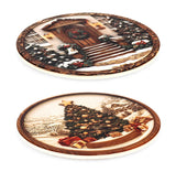 bizzotto bizzotto sottopentola di natale paul chalet ass ceramica d 20 cm multicolor ean 8051836760271