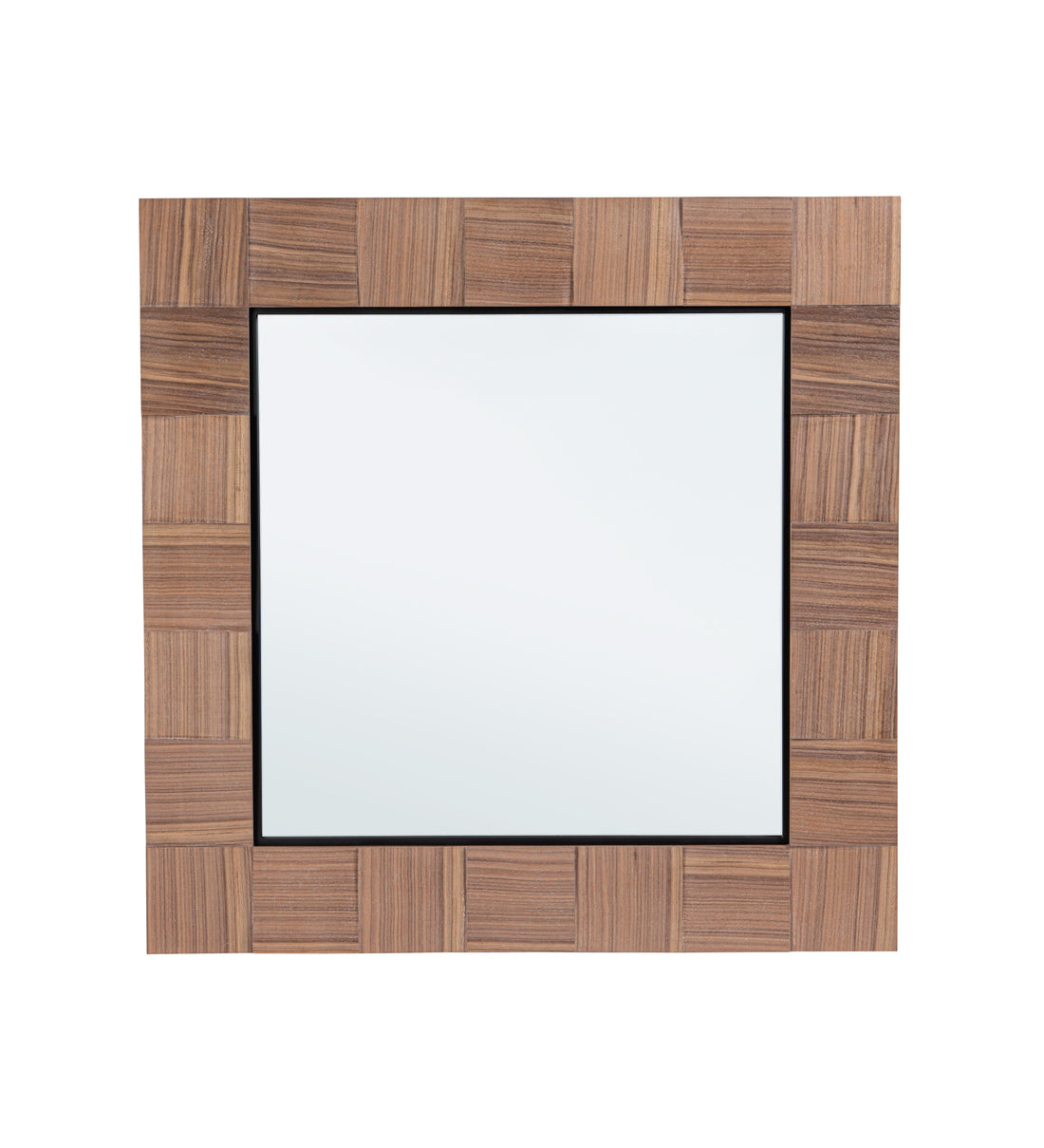 bizzotto bizzotto specchio con cornice alfada 106 x 106 cm legno di noce ean 8051836762138
