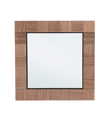 bizzotto bizzotto specchio con cornice alfada 106 x 106 cm legno di noce ean 8051836762138