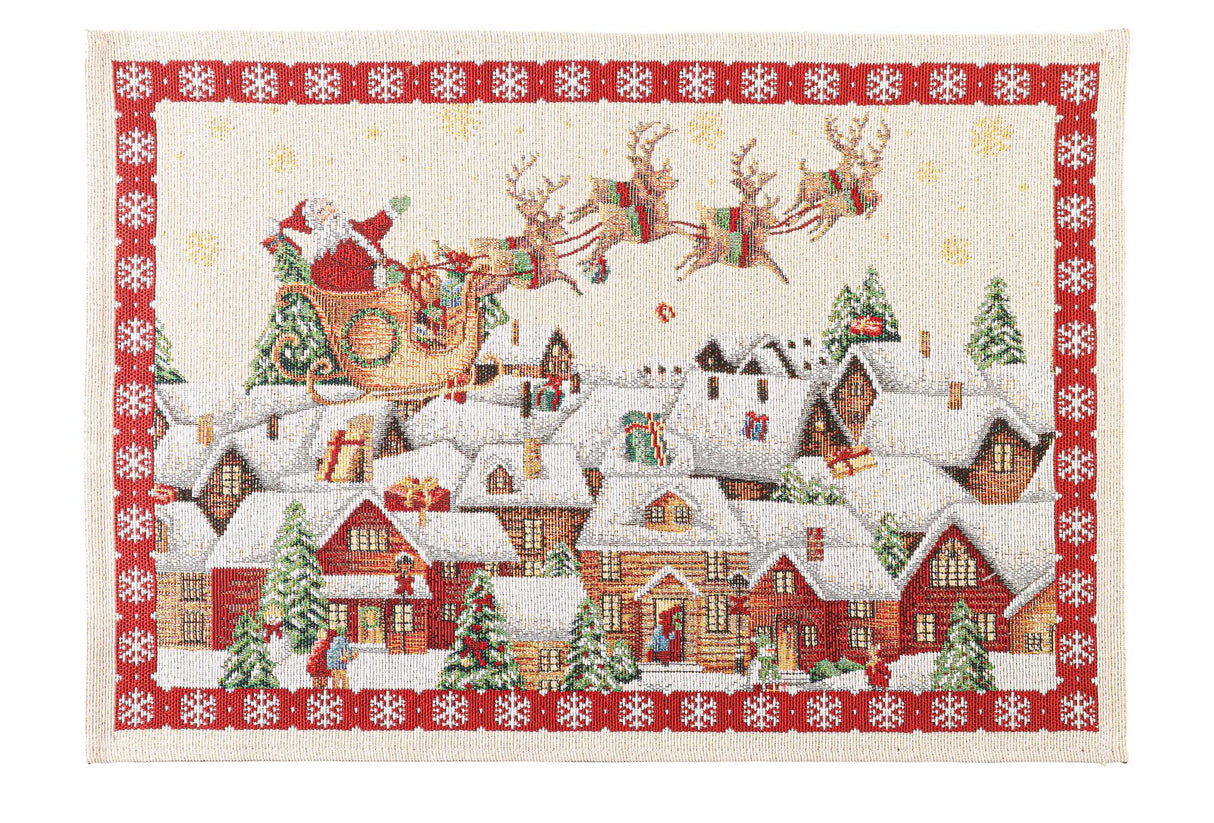 bizzotto bizzotto tovaglietta di natale lapland 48 x 33 cm bianco ean 8051836704022