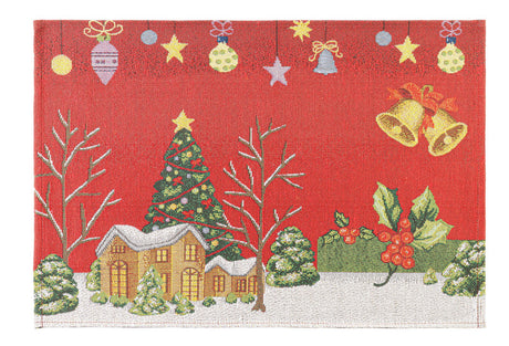 bizzotto bizzotto tovaglietta magical natale 48 x 33 cm rosso ean 8051836733244